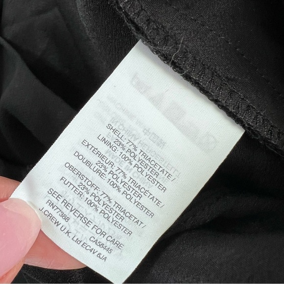 J. Crew Jumpsuit Womens 4 Wide Leg Crop Pants Bow Straps Jalopy Petite I - Picture 11 of 11